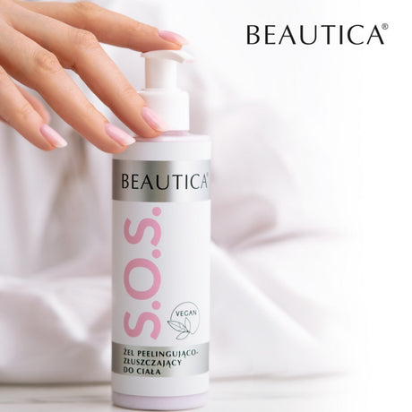 SPN Nails SOS Body Scrub with Glycolic Acid & Papain Shown - Roxie Cosmetics