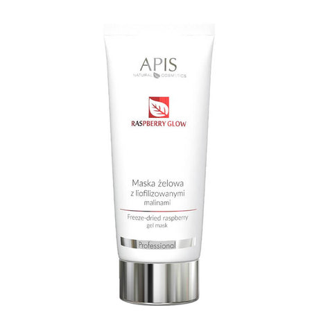 apis raspberry glow gel face mask professional 200ml