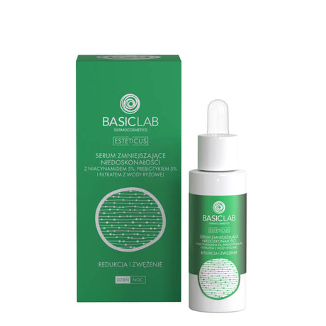basiclab niacynamide 5% face serum reducing imperfection 30ml