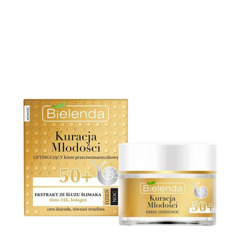 Bielenda Youth Treatment Lifting Anti Wrinkle snail mucus filtrate slim Face Cream