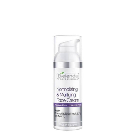 normalizing matifying face cream for oily and mixed skin bielenda professional