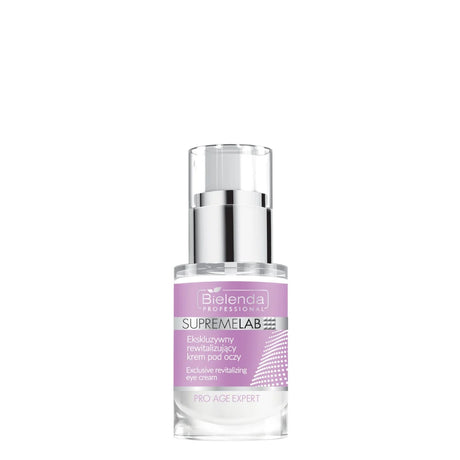 Bielenda Professional SupremeLab Pro Age Expert Exclusive Revitalizing Eye Cream Bottle - Roxie Cosmetics