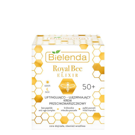 bielenda royal bee elixir face cream 50+ firming and anti wrinkle 50ml