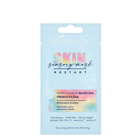 Bielenda Skin Restart Moisturising Prebiotic Mask for Dry Skin 8ml - Roxie Cosmetics