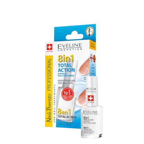 Eveline Nail Total Action 8in1 Nail Conditioner - Roxie Cosmetics