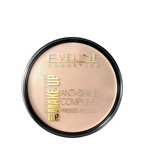 eveline anti shine pressed powder natural