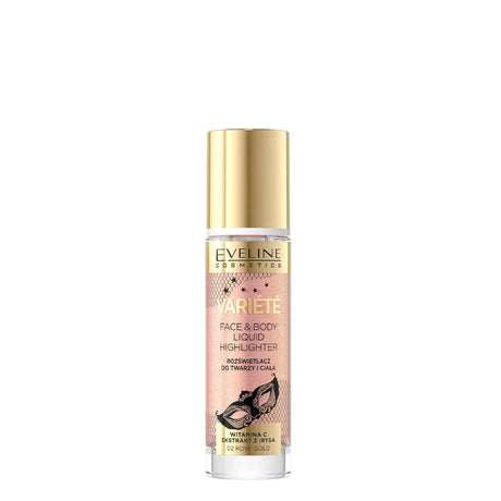 Eveline Variete Face & Body Liquid Highlighter 02 Rose Gold