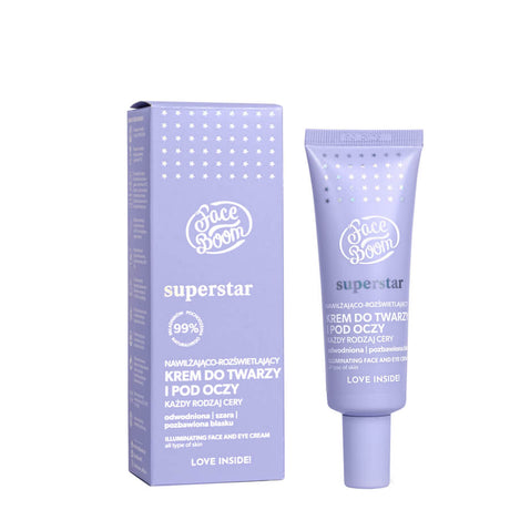 face boom super star eye and face cream 50ml vegan