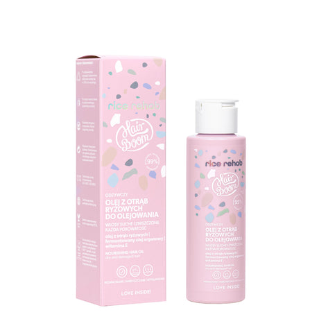 Hair Boom Rice Rehab Nourishing Hair Oil Oiling Treatment