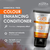 joanna ultra color 3 minutes conditioner warm shades blonde hair features