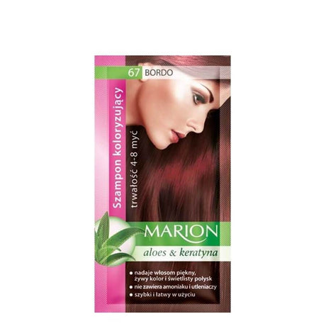 marion colouring hair shampoo 67 claret