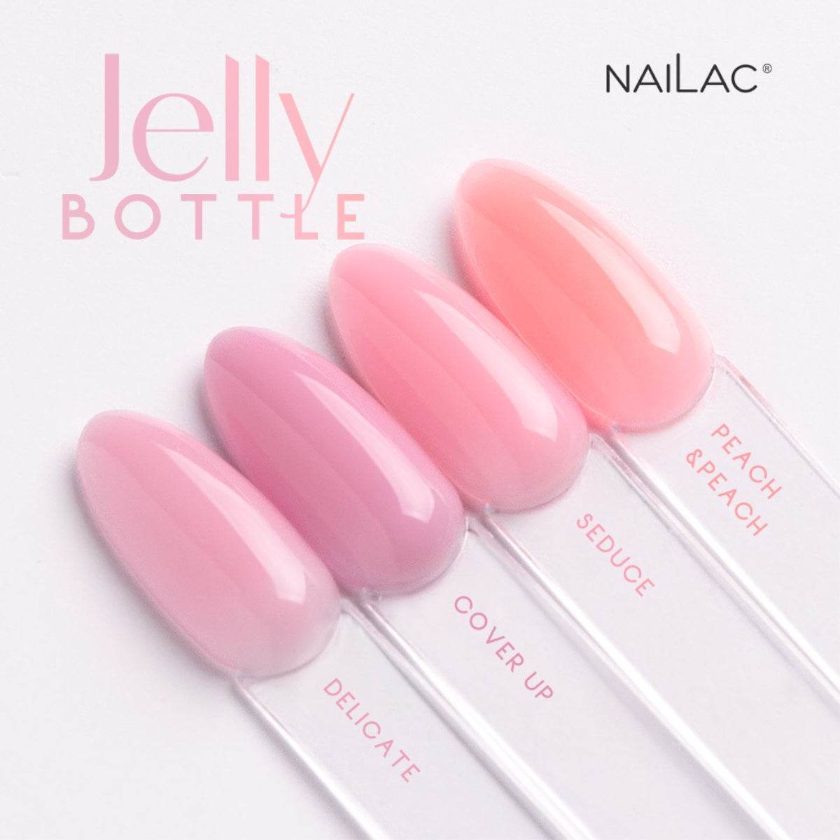 Nailac Jelly Bottle Gel Peach&Peach Nails Collection