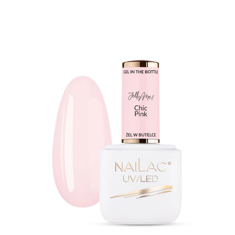 Nailac Jelly Me! UV/LED Gel Nail Polish Chic Pink 7ml