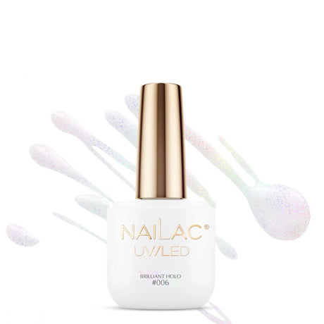 NaiLac Hybrid UV/LED Top Brilliant Holo 006