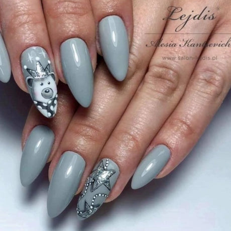 NaiLac UV/LED Gel Nail Polish 086 Grey Nails