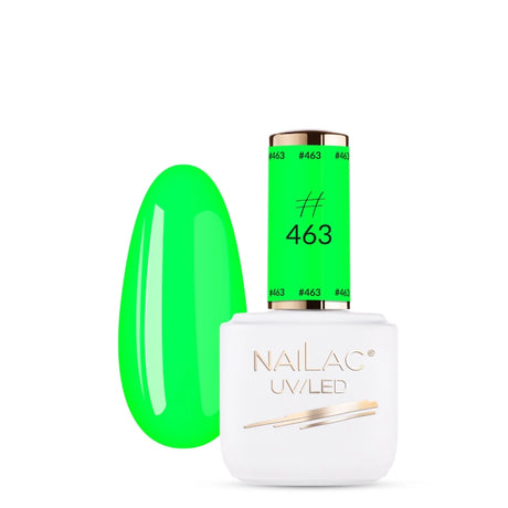 NaiLac UV/LED Gel Nail Polish 463 Green Neon