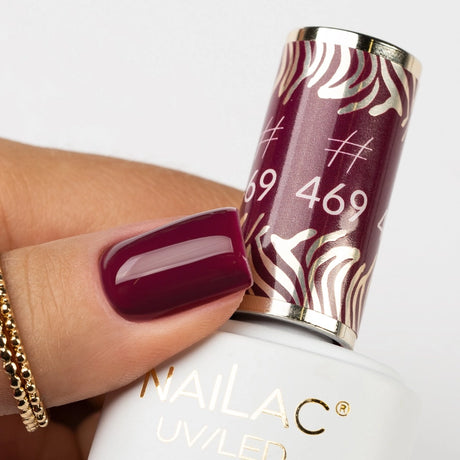 NaiLac UV/LED Gel Nail Polish 469 red nails