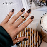 NaiLac UV/LED Gel Nail Polish 470 brown Nails Styling