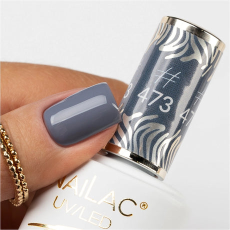 NaiLac UV/LED Gel Nail Polish 473 Gray 7ml