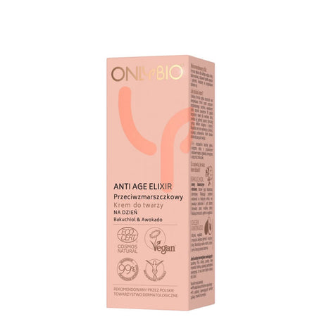 onlybio anti wrinkle face crem day anti age elixir 50ml