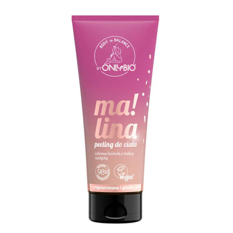 OnlyBio Body Balance Raspberry Body Scrub 200ml