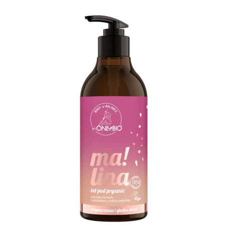 OnlyBio Body Balance Raspberry Shower Gel 400ml vegan