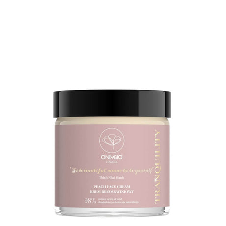 onlybio ritualia peach face cream