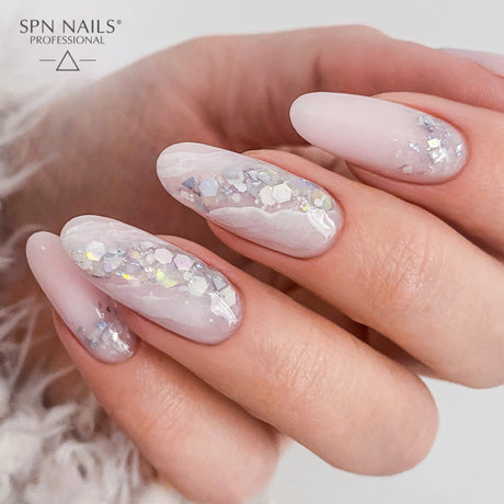 SPN Nails Rubber Base COLOR & GO! Milky Mood Styling