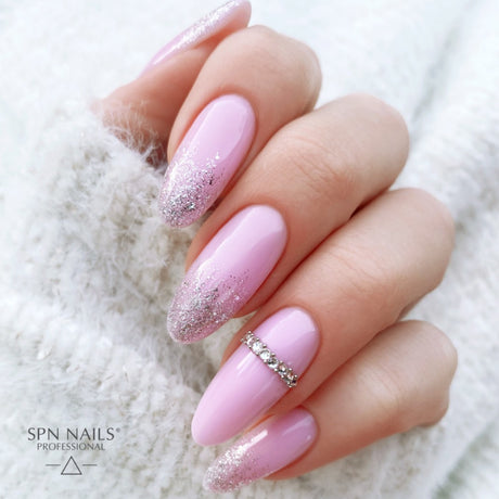 SPN Nails Rubber Base COLOR & GO! PurpleLove Styling