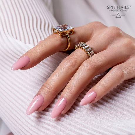 SPN Nails Rubber Base COLOR & GO! What a Peach! Styling