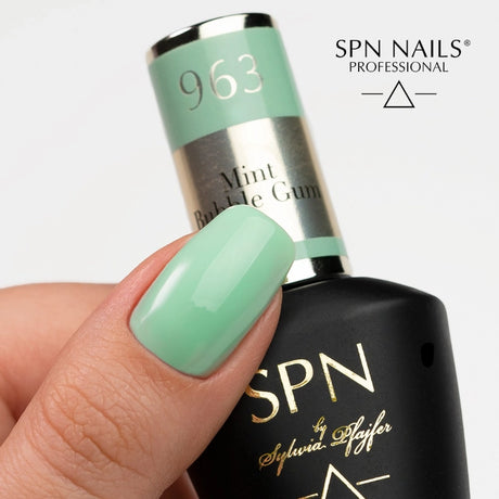 SPN Nails UV/LED Gel Polish 963 Mint Bubble Gum 8ml