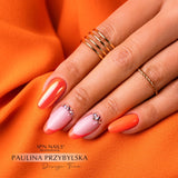 SPN Nails UV/LED Gel Polish 967 Cosmopolitan Neon Orange Nails Styling