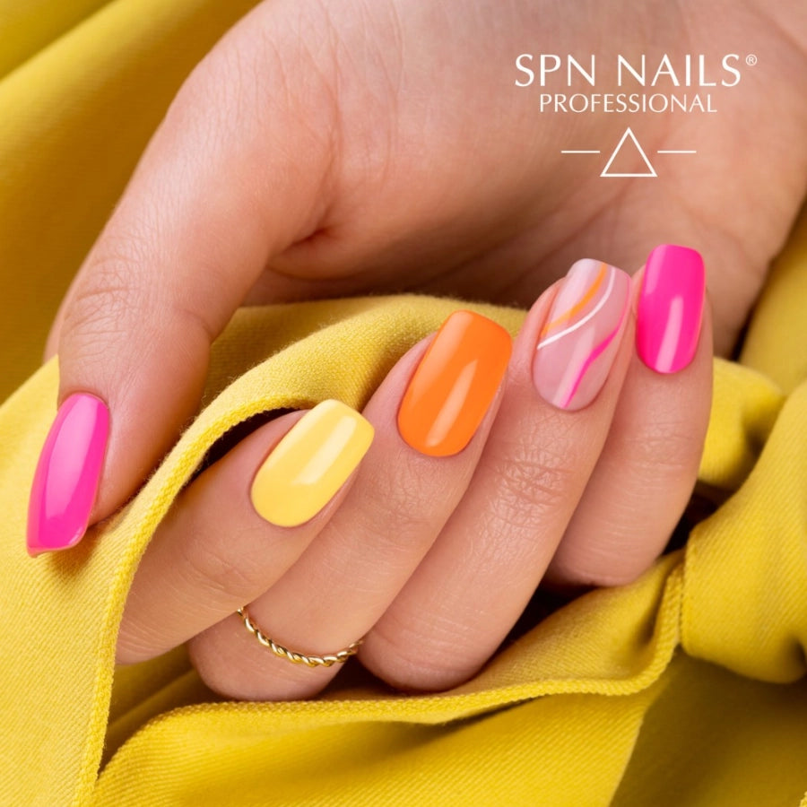 SPN Nails UV/LED Gel Polish 968 Spritz Baby! Orange Nails Styling