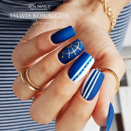 SPN Nails UV/LED Gel Polish 520 Deep Sea Blue Nails