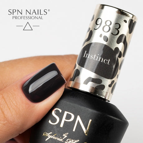 SPN Nails UV/LED Gel Polish 983 Instinct Black