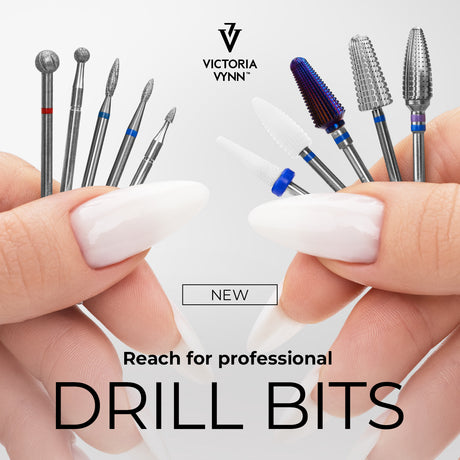 Victoria Vynn Nail Drill Bit Diamond Small Flame 1.6mm New