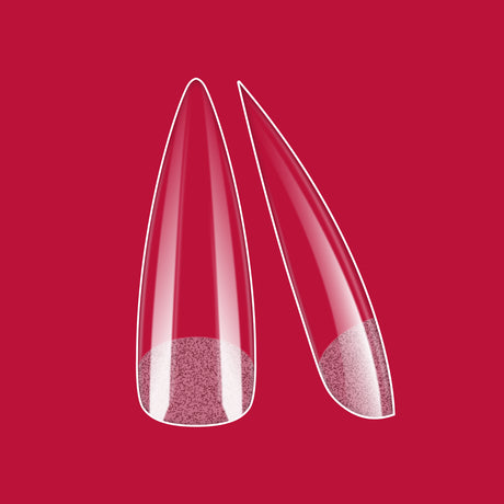 Victoria Vynn Soft Gel Tips Long Stiletto Close Up - Roxie Cosmetics