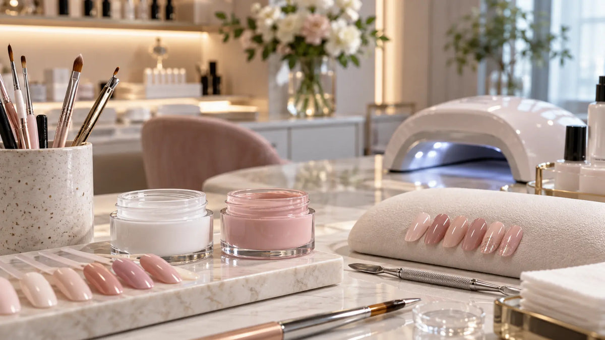 Premium nail studio editorial: Acrylic Gel vs Builder Gel