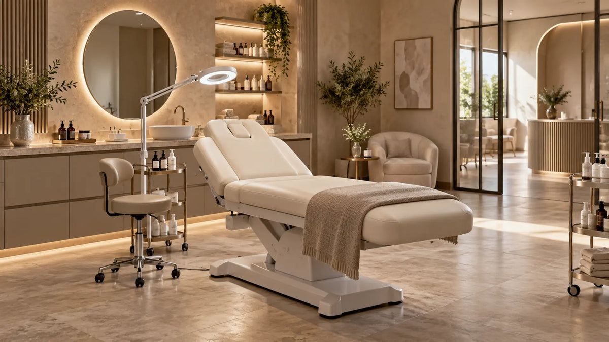 Premium professional salon interior: Common Beauty Bed Buying Mistakes