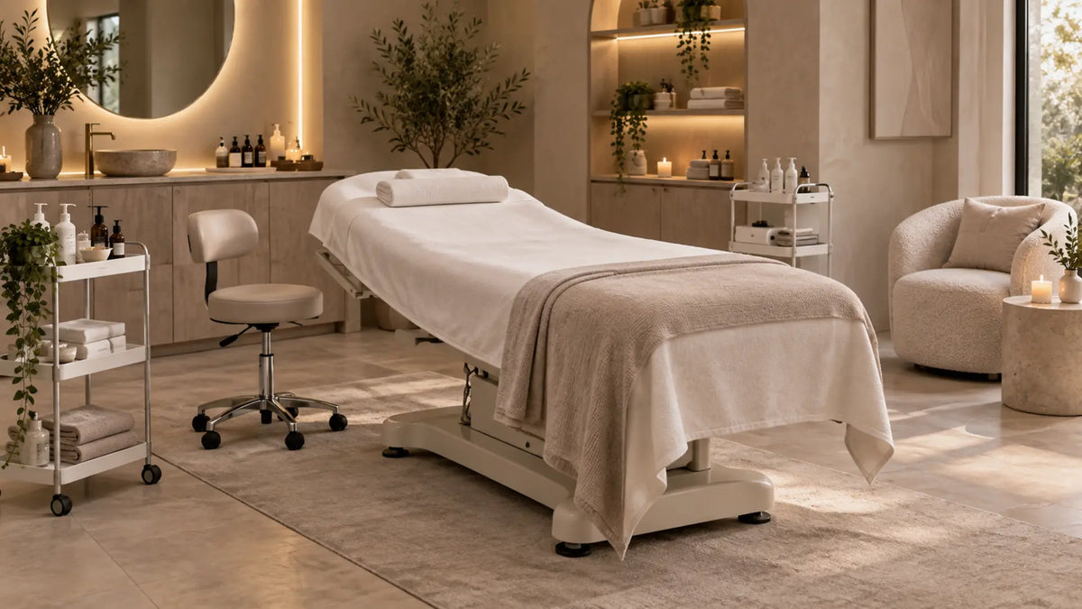 Premium professional salon interior: Beauty Bed Covers