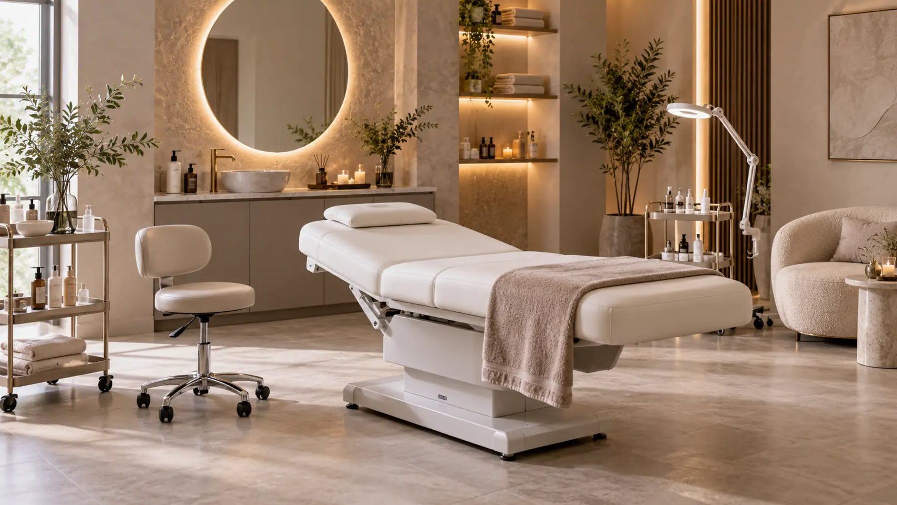 Premium professional salon interior: Beauty Bed Weight Capacity