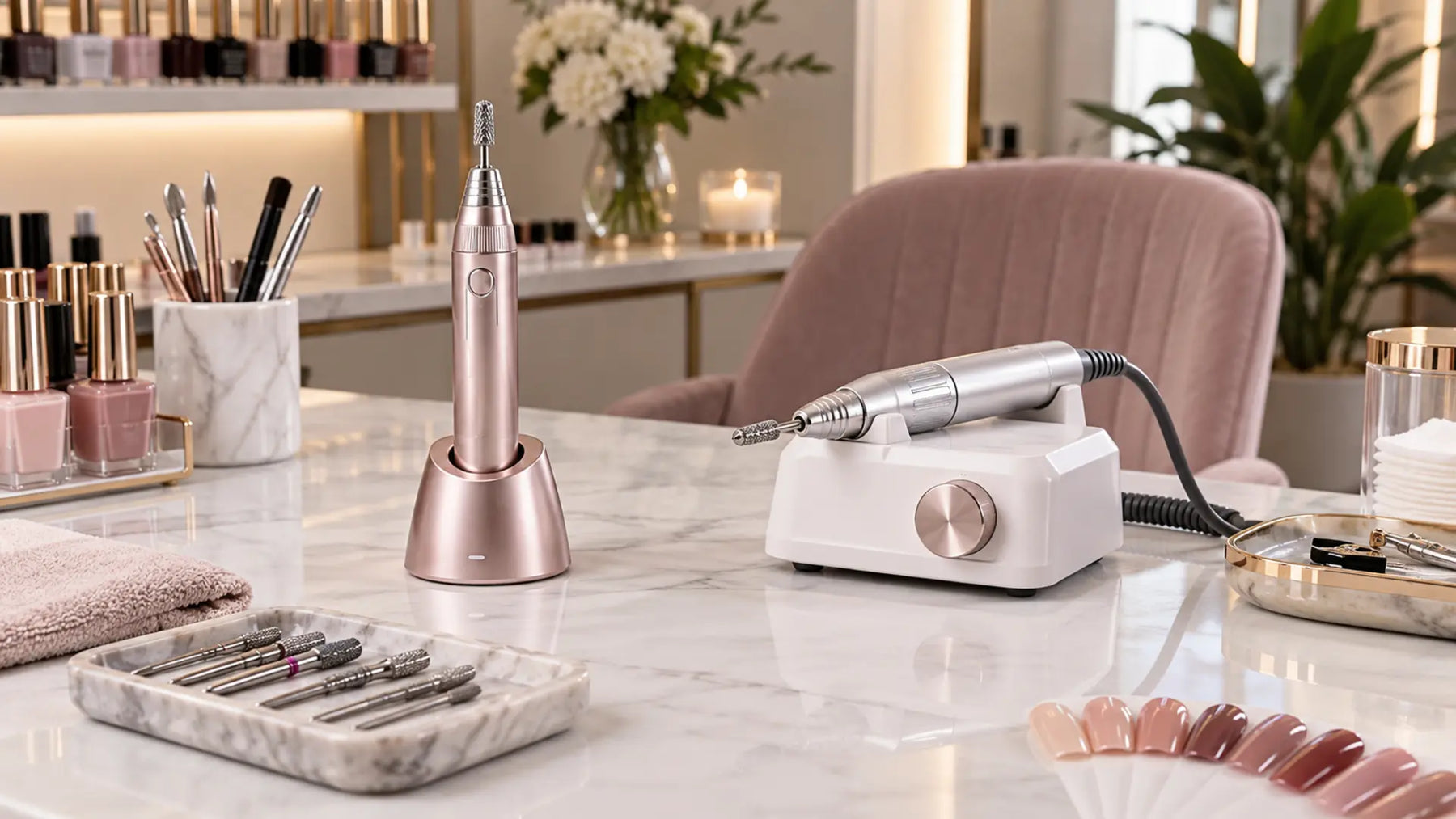 Premium nail studio editorial: Cordless vs Corded Nail Drill