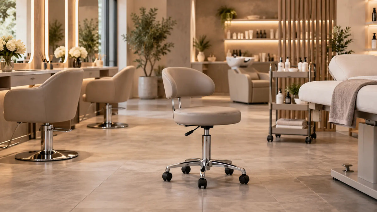 Premium professional salon interior: Professional Beauty Salon Stools
