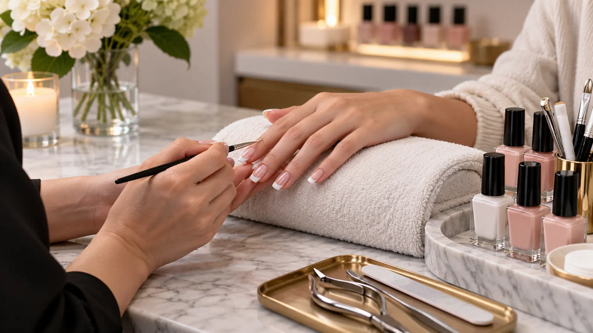Premium nail studio editorial: French Manicure