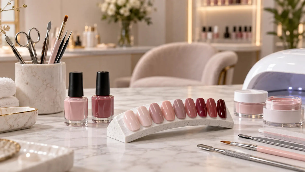 Premium nail studio editorial: Gel Polish vs Builder Gel