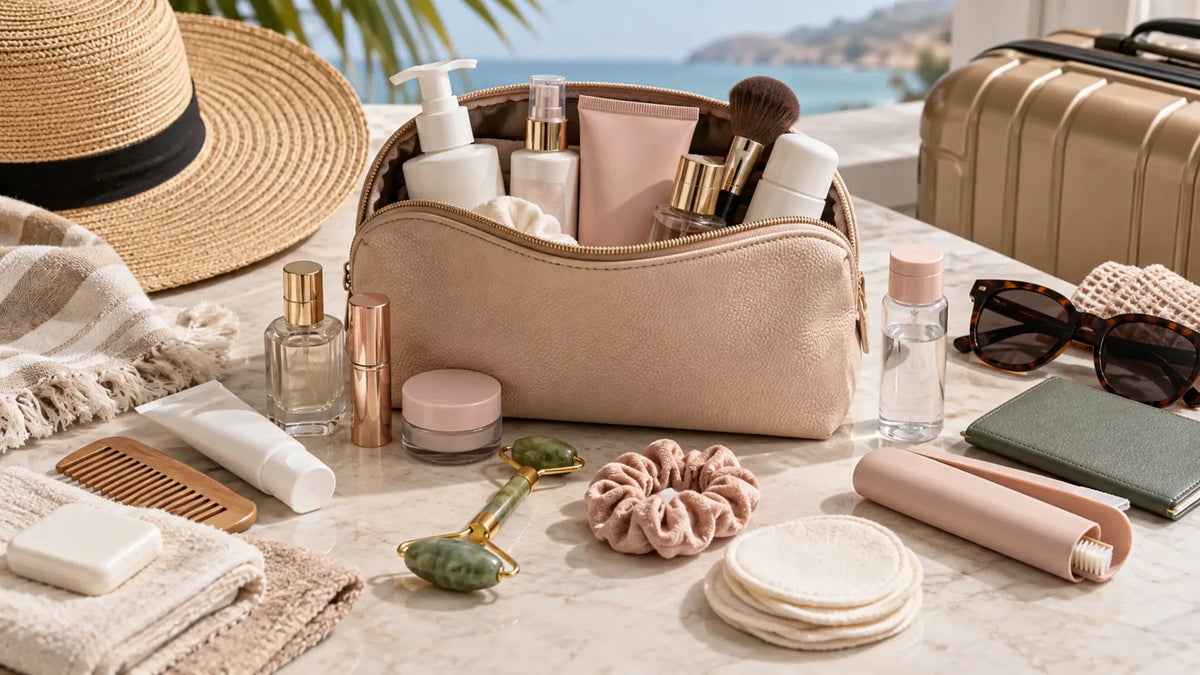 Premium beauty editorial: Holiday Essentials