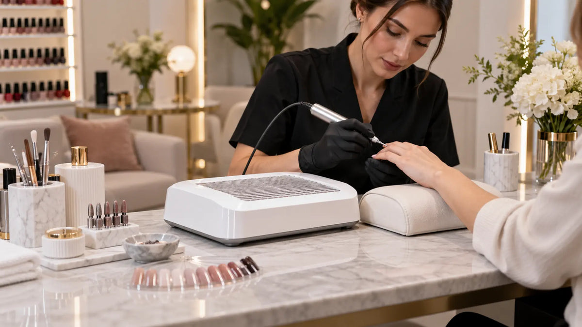 Premium nail studio editorial: Choose a Nail Dust Collector for a Professional Salon