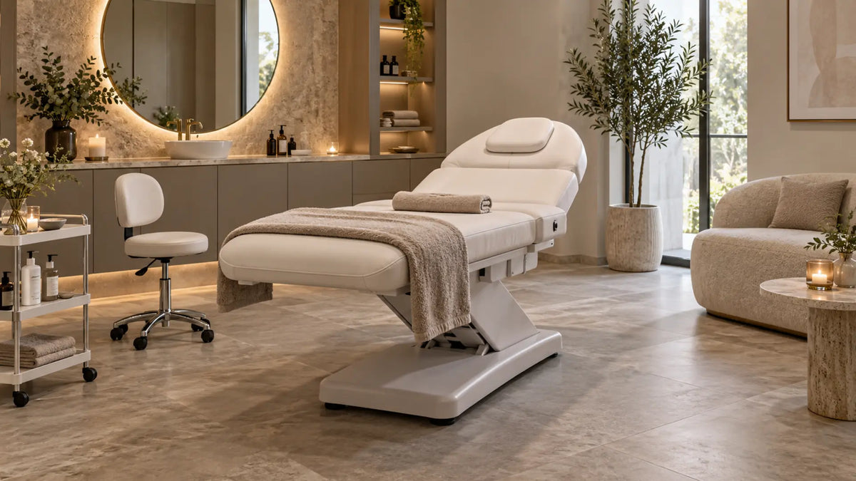 Premium professional salon interior: Clean a Professional Beauty Bed