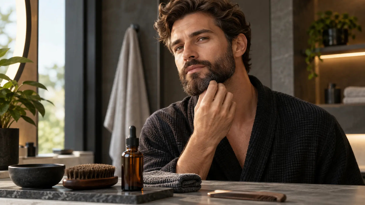 Modern men’s grooming editorial: Grow a Beard