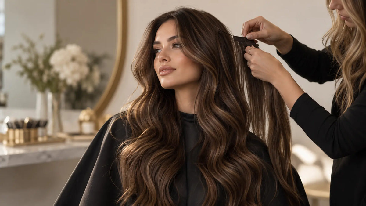 Haircare editorial in soft natural light: Hair Extension Methods